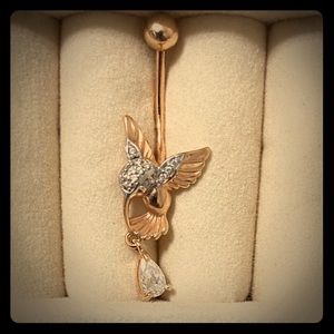 14K Gold Navel Jewelry / Belly Button